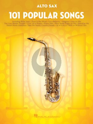101 Popular Songs for Alto Sax