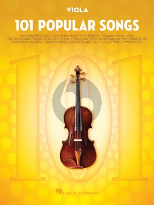 101 Popular Songs for Viola