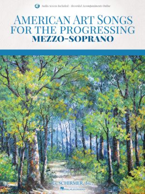 American Art Songs for the Progressing Singer - Mezzo-Soprano (Book with Audio online)