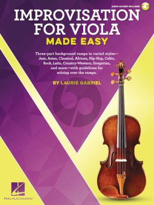 Gabriel Improvisation for Viola Made Easy (Book with Audio online)