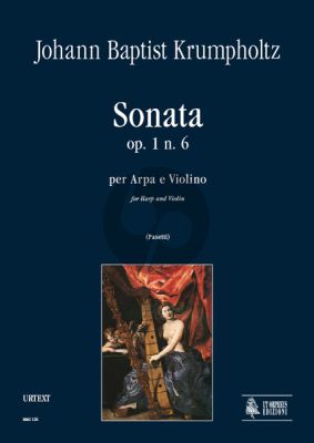 Krumpholtz Sonata Op.1 No 6 for Harp and Violin (Score/Parts) (edited by Anna Pasetti)