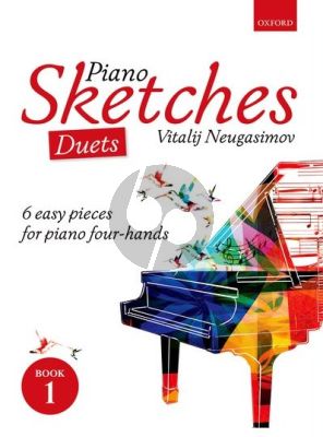 Neugasimov Piano Sketches Duets Book 1 6 Easy Pieces for Piano 4 hds.