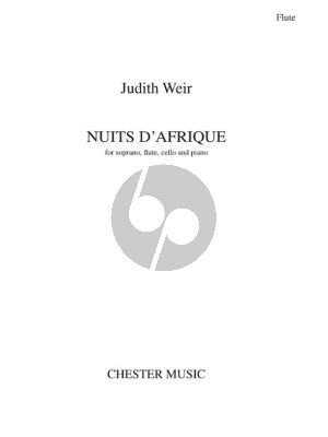 Weir Nuits d'Afrique Soprano-Piano-Flute-Violoncello Parts