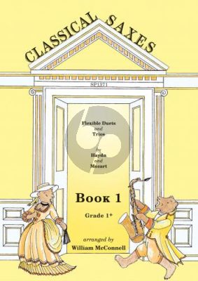 Classical Saxes Book 1 (duets/trios in a flexible ensemble) (Score/Parts) (arr. William McConnell)