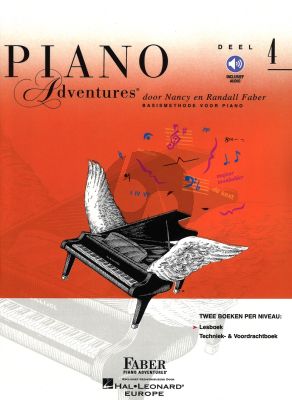Faber  Piano Adventures Lesboek 4 Boek met Audio online Nederlandse editie