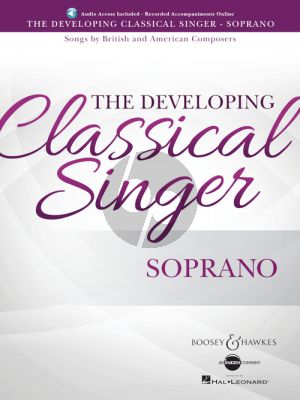The Developing Classical Singer Songs by British and American Composers Soprano (Book with Audio online) (edited by Richard Walters)