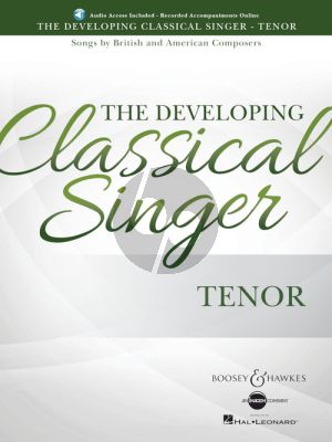 The Developing Classical Singer Songs by British and American Composers Tenor (Book with Audio online) (edited by Richard Walters)