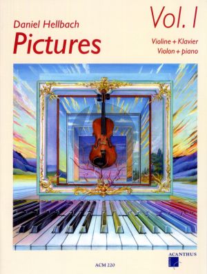 Hellbach Pictures Vol.1 for Violin and Piano Book with Cd