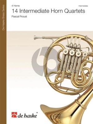 Proust 14 Intermediate Horn Quartets (Score/Parts)