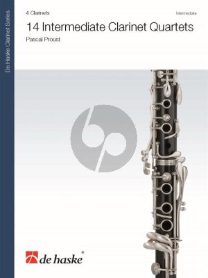Proust 14 Intermediate Clarinet Quartets (Score/Parts)