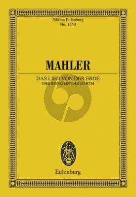 Mahler Das Lied von der Erde Tenor-Alto[Bar.]-Orchester Studienpartitur
