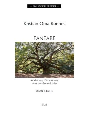 Ronnes Fanfare C-major 6 Horns-2 Trombones-Bass Trombone and Tuba (Score/Parts)