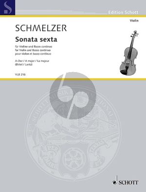 Schmelzer Sonata sexta Violin-Bc. (edited by Wofgang Birtel)