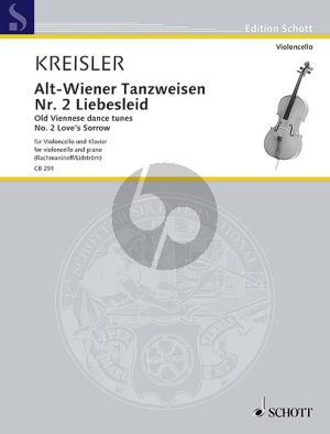 Kreisler Liebesleid (Alt-Wienertanzweisen No.2) Violoncello-Klavier (Mats Lidström)