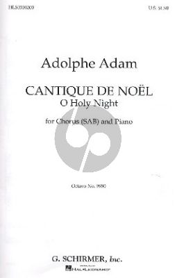 O Holy Night (Cantique De Noel) SAB-Piano