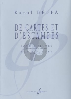 Beffa De Cartes et d'Estampes 3 Flutes (Score/Parts)
