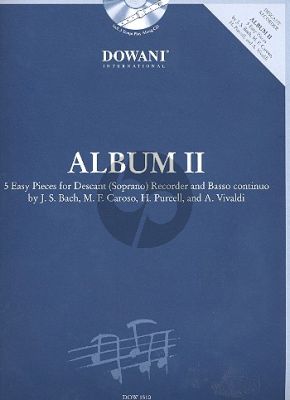Album 2 (5 easy Pieces) Descant (Soprano) Recorder and Basso continuo)