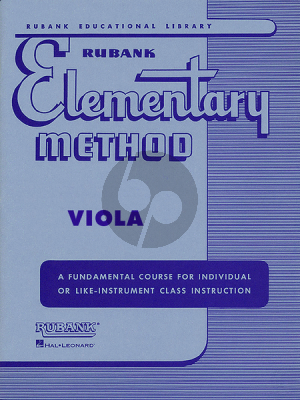 Ward Rubank Elementary Method for Viola