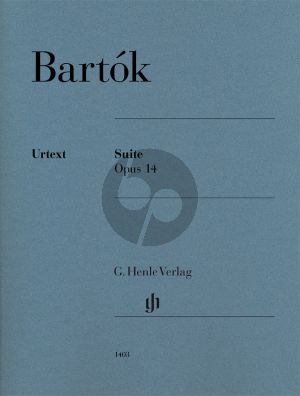 Bartok Suite Op.14 Klavier (László Somfai) (Henle-Urtext)