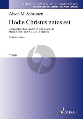 Hodie Christus natus est SSAATTBB-Klavier