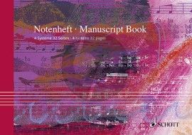 Notenheft - Manuscript Book Querformat