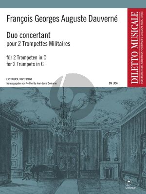 Dauverne Duo concertant pour 2 Trompettes Militaires (2 Trompeten in C) (Jean-Louis Couturier)