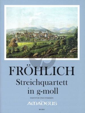 Frohlich Quartett in g-moll 2 Violinen-Viola-Violoncello (Part./Stimmen) (ed. Gerhard Müller)