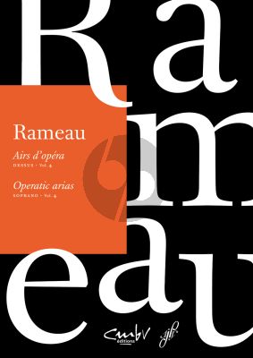 Rameau Airs d'Opera (Operatic Arias) Soprano Vol.4 (edited by Benoit Dratwicki-Julien Dubruque and Sylvie Boisseau)