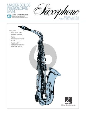 Master Solos Intermediate Level Alto Saxophone (Book with Audio online) (Linda Rutherford and Larry Teal)