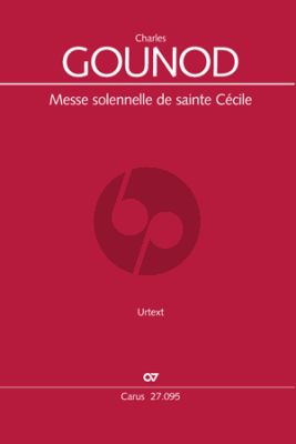 Gounod Messe solennelle de sainte Cécile CG 56 Soli-Chor-Orchester Chorpartitur (Frank Höndgen)