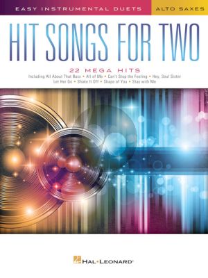 Hit Songs for Two Alto Saxophones