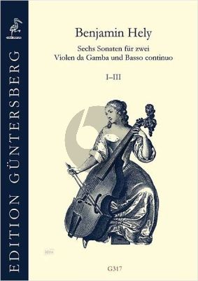 Hely 6 Sonaten Vol.1 ( No.1-3 ) 2 Violen da Gamba mit Basso Continuo (Günter und Leonore von Zadow)
