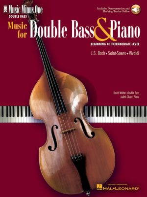 Music for double bass and piano (Book with Audio online) (Music Minus One) (David Walter)