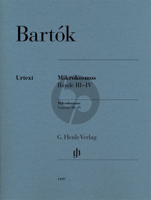 Bartok Mikrokosmos Vol.3-4 Klavier (Yusuke Nakahara) (Henle-Urtext)