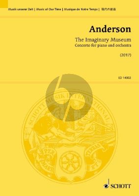 Anderson The Imaginary Museum (Concerto for Piano and Orchestra) Study Score