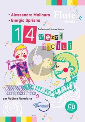 Molinaro 14 Pezzi Facili Flute-Piano (Bk-Cd)