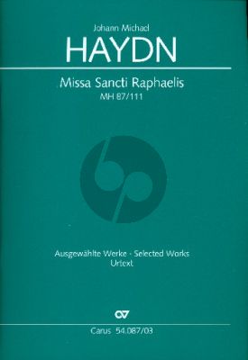 Haydn Missa Sancti Raphaelis MH 87 SATB mit Orchester Klavierauszug (Armin Kircher)