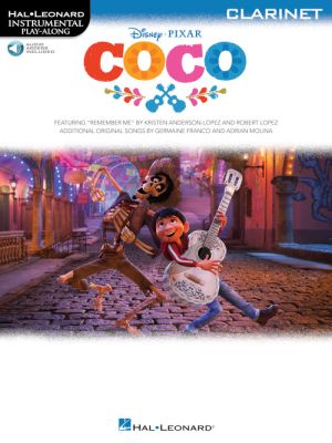 Disney Pixar's Coco Instrumental Play-Along Clarinet (Book with Audio online)