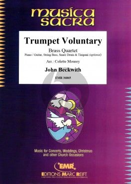Beckwith Trumpet Voluntary (Brass Quartet) (Score/Parts) (arr. Collette Mourey)