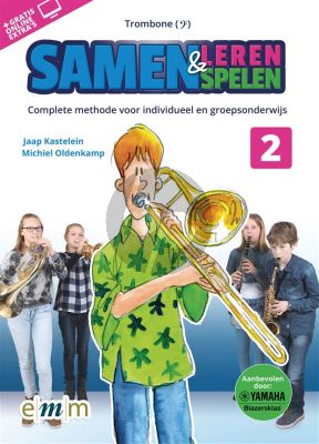 Kastelein-Oldenkamp Samen Leren & Samenspelen Vol.2 Trombone Bassleutel Boek-Audio-Online
