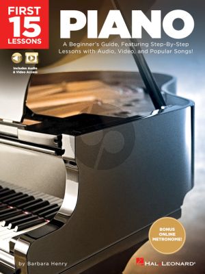 Henry First 15 Lessons – Piano (Book with Audio online)
