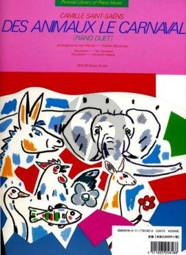 Saint-Saens Carnival of the Animals Piano 4 hds (edited by Yoshiki Miyamoto)
