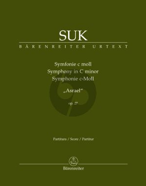 Suk Symphony c-minor Op.27 "Asrael" Full Score (edited by Jonáš Hájek) (Barenreiter-Urtext)