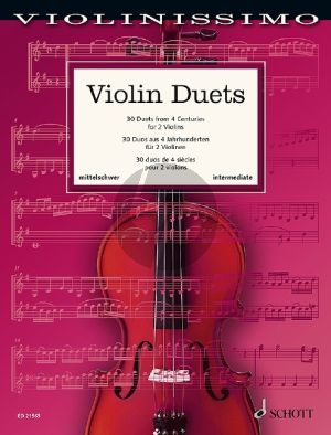 Violin Duets (30 Duets from 4 Centuries) (edited by Wolfgang Birtel)
