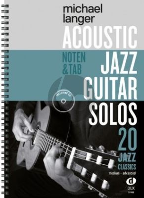 Langer Acoustic Jazz Guitar Solos with TAB Book wit Cd