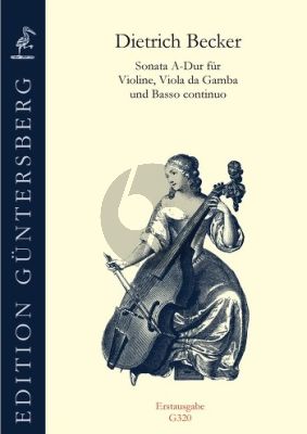 Becker Sonata A-major Violin, Viola da Gamba and Basso Continuo (Score/Parts) (von Zadow)