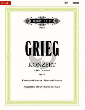 Grieg Konzert a-moll Op.16 Klavier-Orchester (Ausgabe 2 Klaviere) (Klaus Burmeister)