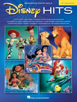 Disney Hits Beginning Piano Solo (Easy Piano) (2nd ed.)