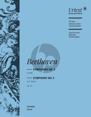 Beethoven Symphonie No.5 C-minor Op.67 Fullscore Urtext Edition