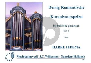 Iedema 30 Romantische Koraalvoorspelen bij bekende Gezangen Vol.2 Orgel